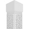 Ekena Millwork Craftsman Classic Square Non-Tapered Mid-Century Fretwork Column w/ Standard Capital & Standard Base CC1210ENMIDCSCS - alternate 5